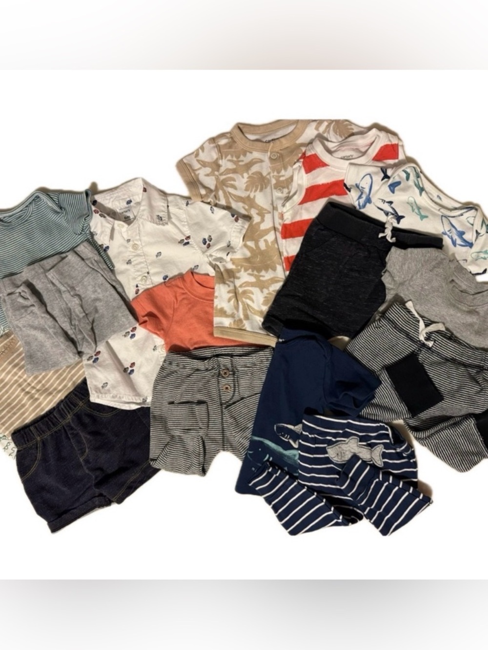 16 Pieces Baby Boy Clothes sz 6m